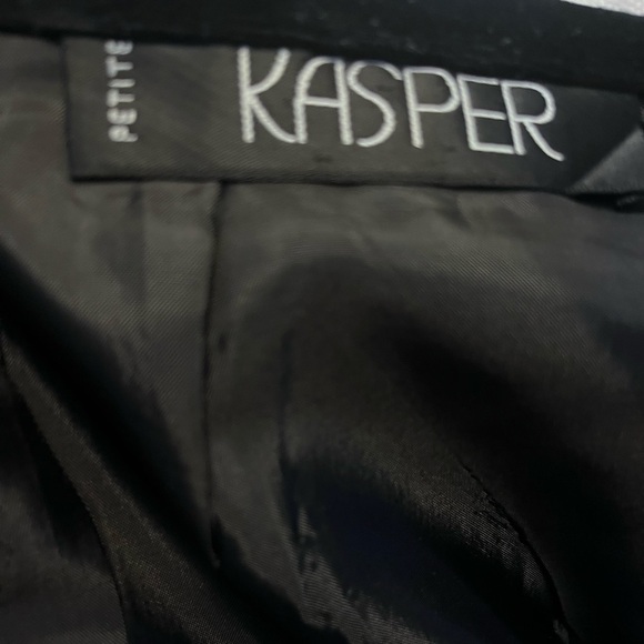 Kasper petites 8 skirt plaid lined - Picture 7 of 9